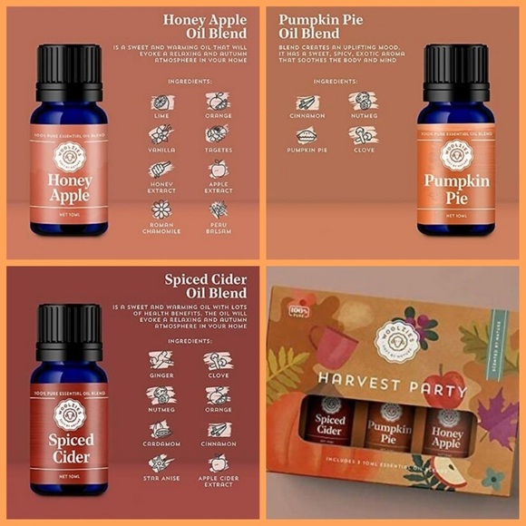 Woolzies Harvest Party Fall Essential Oil Set of 3 - Picture 7 of 7